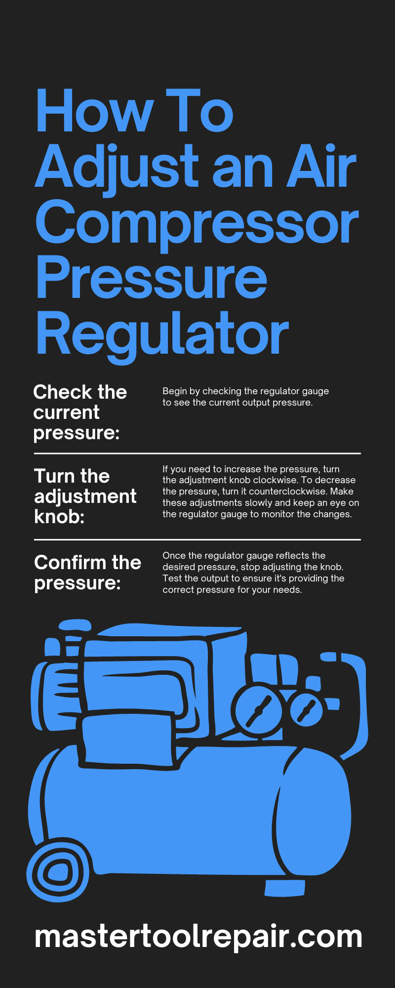 How To Adjust an Air Compressor Pressure Regulator