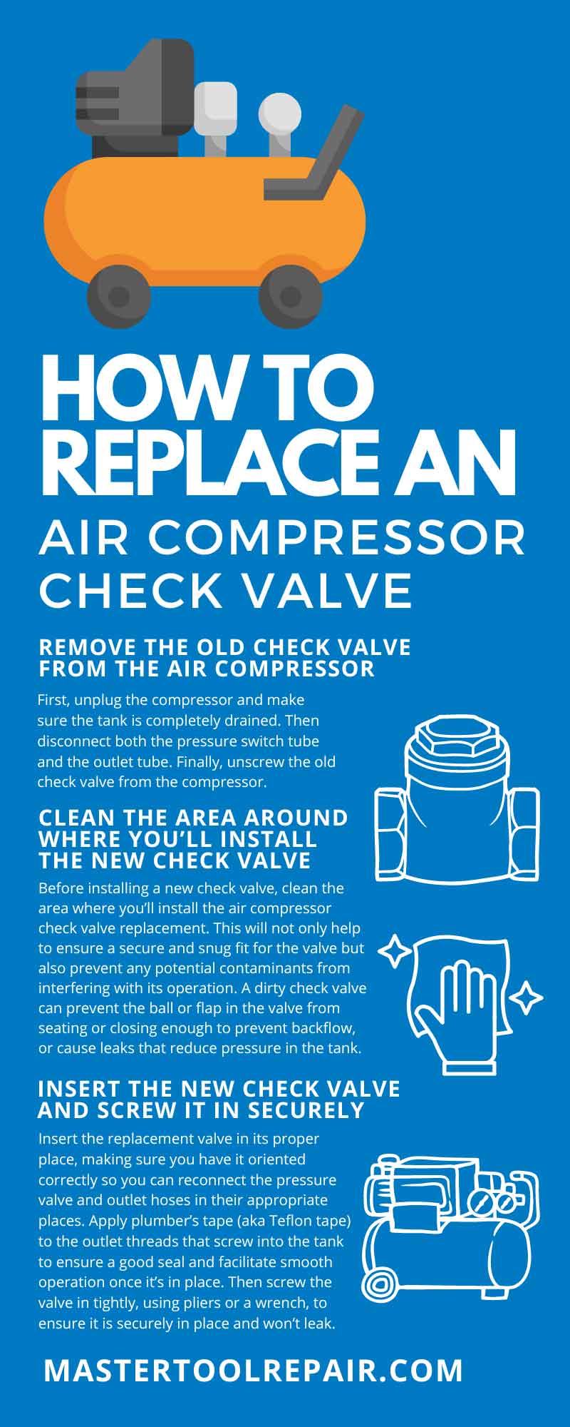 How To Replace an Air Compressor Check Valve